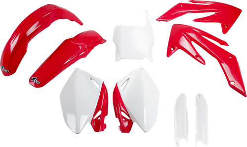 UFO Body Kit - OEM Red/White - Honda - CRF '06-'07 HOKIT105F@999