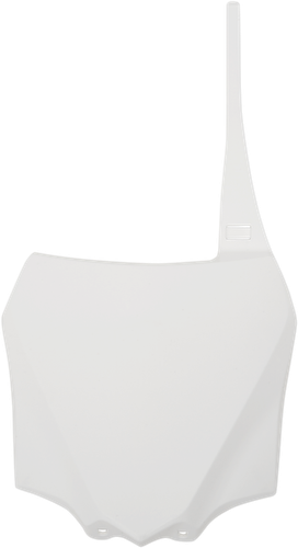 UFO Front Number Plate - White - Kawasaki - KX '14-'25 KA04730#047
