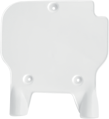 UFO Front Number Plate - White - Kawasaki - KX '91-'97 KA02761#047