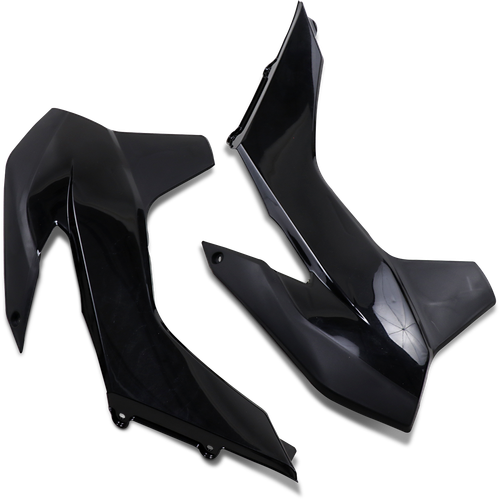 UFO Radiator Covers - Black - KTM - EX/SX '13-'16 KT04052#001