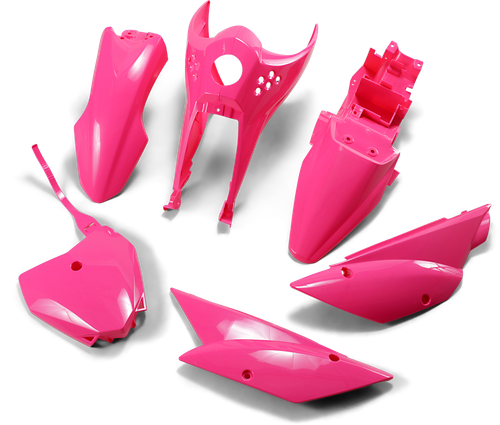 UFO Replacement Body Kit - Pink - Kawasaki - KX '10-'25 KA37003@P