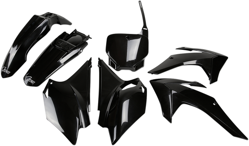 UFO Replacement Body Kit - Black - Honda - CRF '06-'19 HOKIT118@001