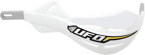 UFO Handguards with Aluminum Insert for 7/8" Handlebars - White PM01632#041