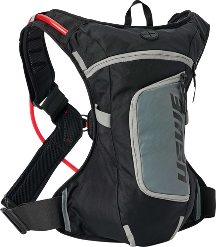 USWE Moto Hydration Pack - 4L - Black/Gray 204059001
