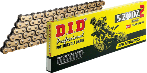 DID 520 DZ2 - Drive Chain - 100 Links - Gold and Black M520DZ2X100RB