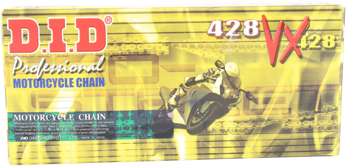 DID 428 VX Series X-Ring Chain - 25 Feet 428VXX25FT