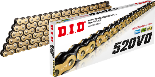 DID 520 VO Drive Chain - Gold & Black - 100 Link M520VOG100FB
