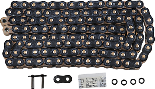 EK 525 ZVX3 - Sportbike Chain - 120 Links - Black/Gold 525ZVX3-120KG