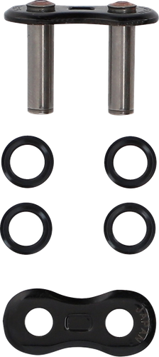 EK 525 L3D - Connecting Link - Rivet - Black 525L3D-MLJK