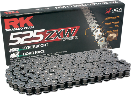 RK 525 ZXW - Connecting Link - Rivet - Gold GB525ZXW-RL