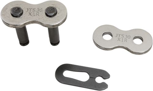 JT CHAINS 530 X1R - Replacement Master Link - Clip - Nickel JTC530X1RNNSL