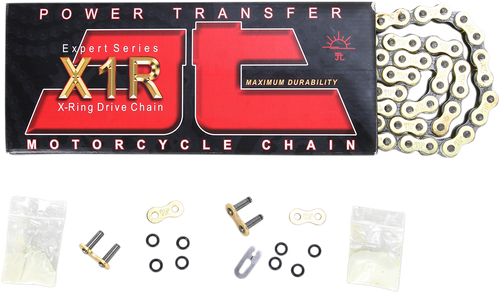 JT CHAINS 520 X1R - Heavy Duty Drive Chain - 118 Links - Gold JTC520X1RGB118DL