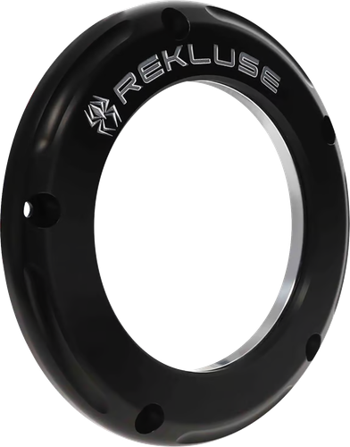 REKLUSE Clear Derby Cover - Black/Anodized - M8 RMS-0515027