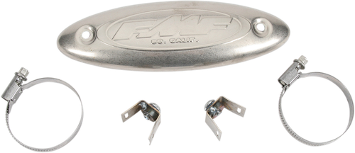 FMF Universal Header Heat Shield - Titanium 040230