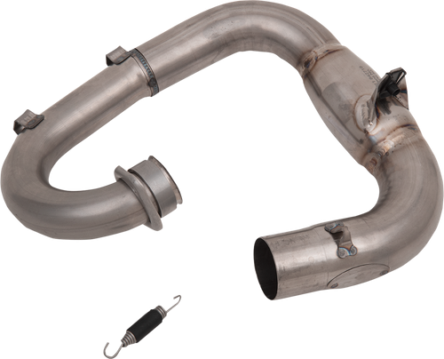 FMF Megabomb Head Pipe with Mid Pipe - Titanium 044459