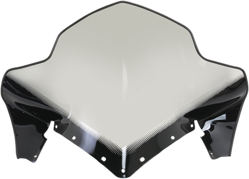 SNO STUFF Windshield - 18" - Smoke/Black - Polaris 450-263