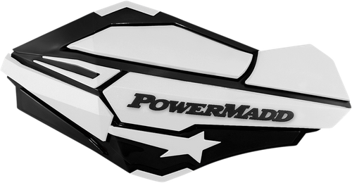 POWERMADD Sentinel Handguards - Black/White 34428