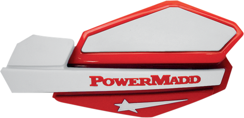 POWERMADD Star Series Handguards - Red/White 34222