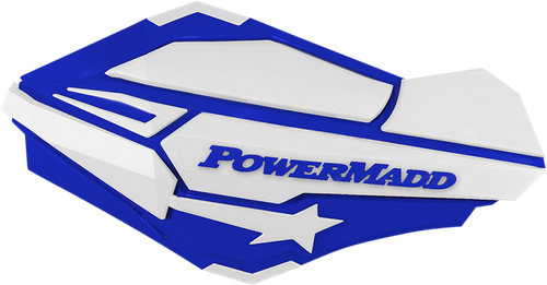 POWERMADD Sentinel Handguards - Blue/White 34421