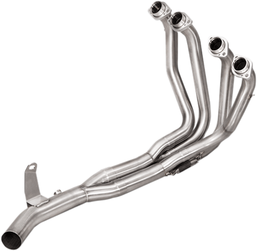 AKRAPOVIC Head Pipe - Stainless Steel - Kawasaki ZR900 E-K9R3