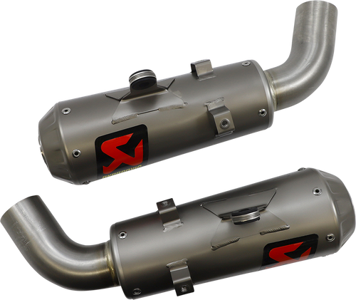 AKRAPOVIC Slip-On Line Titanium Muffler - Hypermotard 950 S-D9SO15-HCBT