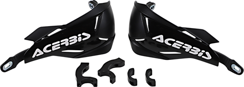 ACERBIS X-Factory Handguards - Black/Black 2634661401