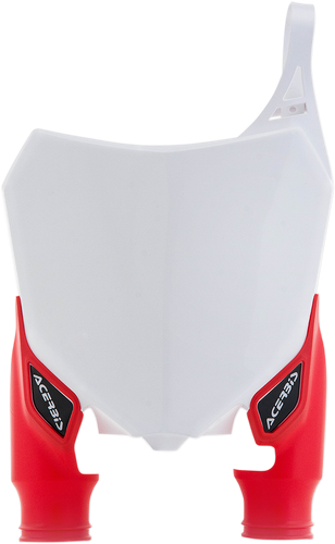 ACERBIS Raptor Number Plate - White/Red 2527411030