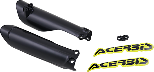 ACERBIS Lower Fork Covers for Inverted Forks - Black 2791510001