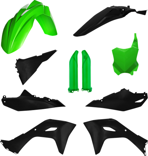 ACERBIS Full Body Kit - Green/Black - Kawasaki - KX '24-'25 2983571089