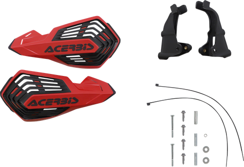 ACERBIS K-Future Handguards - Red/Black 2801971018