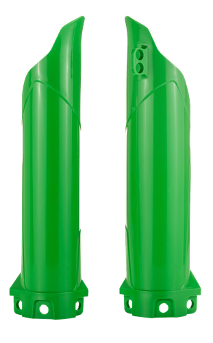 ACERBIS Fork Cover - Lower - Green - Kawasaki 2374060006