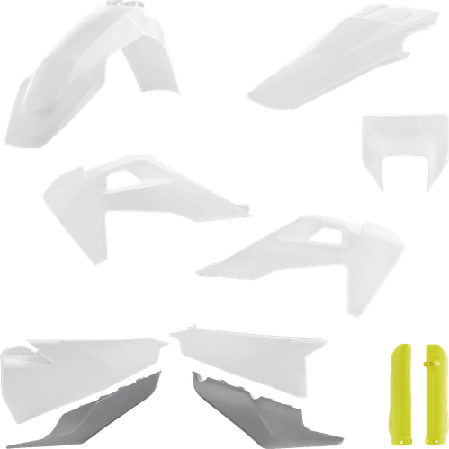 ACERBIS Full Body Kit - '23 OEM White/Gray/Yellow - Husqvarna - FE/TE '20-'23 2791537705