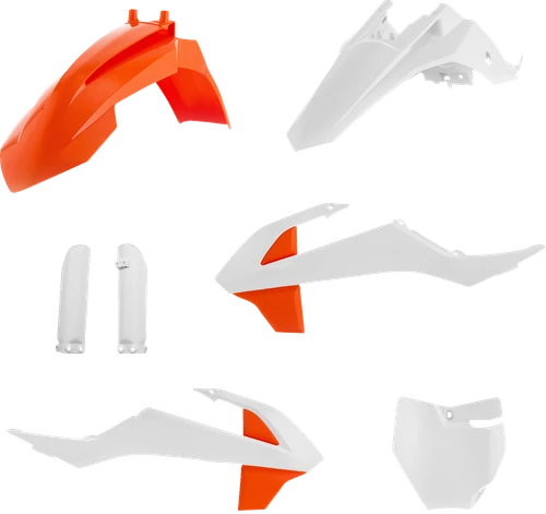 ACERBIS Full Body Kit - White/Orange OEM '23 - KTM | Gas Gas - SX | MC '19-'23 2791527705