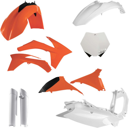 ACERBIS Full Body Kit - Orange/White OEM '12 - KTM - SX/XC '11-'12 2205283593