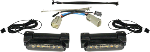 Custom Dynamics Engine Guard Light - Black - Trike - LED Light Bars & Pods