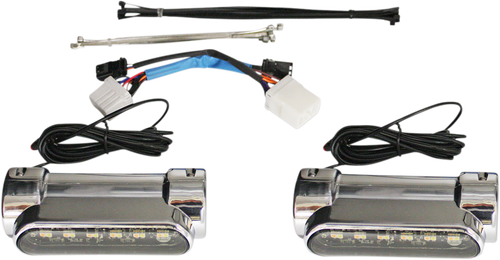 CUSTOM DYNAMICS Engine Guard Light - Chrome - '97-'13 FLH CD-CB-AW-HD-C