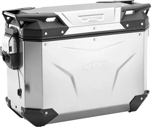 GIVI Outback Evo Side Case - Left - 37 Liter - Silver OBKEV37AL