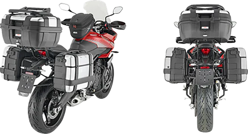 GIVI Pannier Holder - Side Case Hardware - Black/Silver PLO6421MK