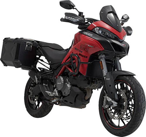 SW-MOTECH TRAX ADV Aluminum Case System - Black - Ducati Multistrada 950/1200/1260/V2 '15-'24 KFT.22.114.70002/B