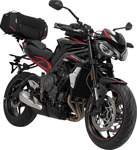 SW-MOTECH Rackpack Tail Bag System - Black - Suzuki SV650 '17-'26 GPT.05.670.30000