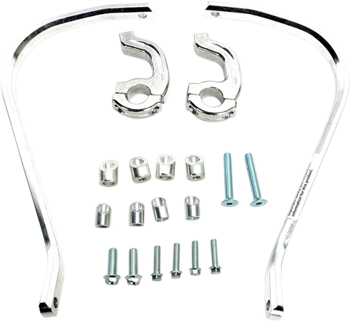 MOOSE OFFROAD Contour Handguards - 7/8" - Silver 50-5232S