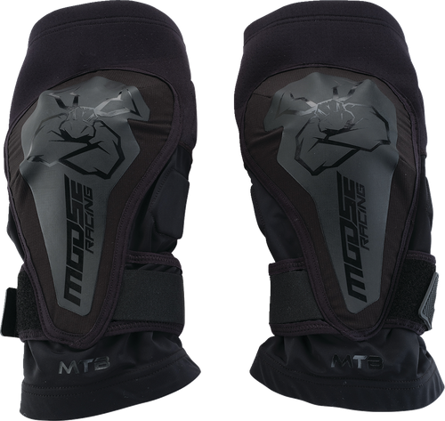 MOOSE OFFROAD Compression Knee Guards - Black - XS/S 2704-0748