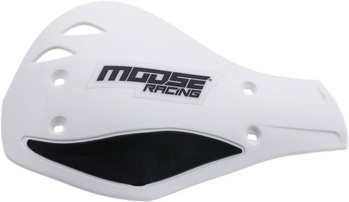 MOOSE OFFROAD Contour Deflector Handguards - White/Black M51-120
