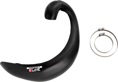MOOSE OFFROAD Pipe Guard - for Stock Exhaust - Carbon Fiber MPG15024