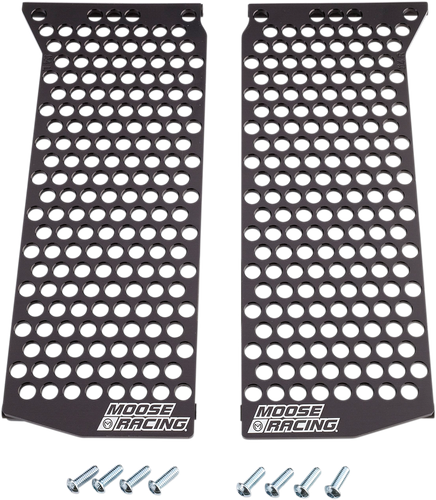MOOSE OFFROAD Radiator Guards - Black - Beta/Husaberg/Husqvarna/KTM 12-114
