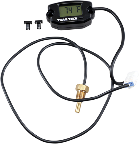 TRAIL TECH Universal Temperature Meter - Surface Mount - Black - 1/8"-28 BSPP 742-ES2