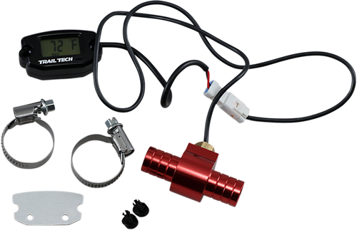 TRAIL TECH Universal Temperature Meter - Surface Mount - Black - 16 mm 742-EH4