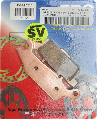 EBC SV Severe Duty Brake Pads FA445SV