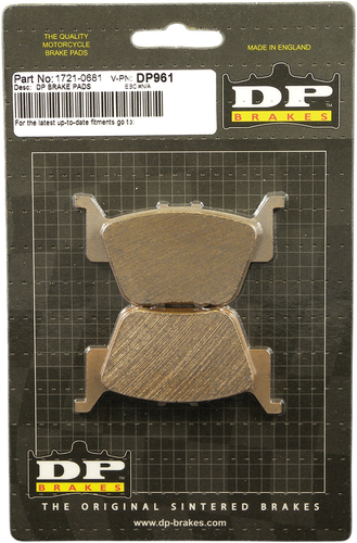 DP BRAKES Standard Brake Pads - Honda DP961
