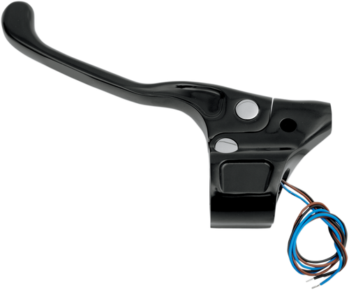 PERFORMANCE MACHINE (PM) Contour Billet Clutch Lever Assembly - Black 0062-2082-B